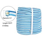 Arborist Tree Climbing Rope 1 2     150  16 Strand Braided Nylon Core Polyester