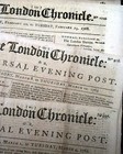 Five 18th Century London England Pre Revolutionary War Era 1758-1768 Newspaper
