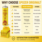 Spozer Refined Butane Lighter Gas Fuel Refill 12 24 Can 300ml 10 14 Oz Canisters