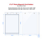 Cf 5  X 7  Magnetic Card Holder For Thick   Relic Cards 275pt For Keepsake Relic