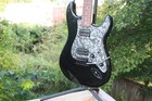 2010 Fender Squier Bullet Strat - Mii - Hh - Tremolo - Blacked Out