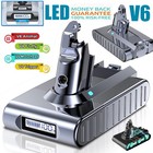 Replacement V6 Battery For Dyson V6 Sv03 Sv04 Sv05 Sv08 Dc59 Dc61 W  Led Display