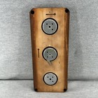 Sunbeam - Vintage Weather Station Thermometer Hygrometer Barometer Wood Wall  R