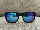 Black Frame Ray-ban Justin Classic Rb4165  Blue Polarized Lens Sunglasses