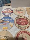 Vintage German   Austrian   European Beer Coasters Lot Of 32 Paper Coasters