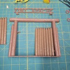 1950   s Marx Fort Apache Stockade Play-set With Instructions Incomplete See Info