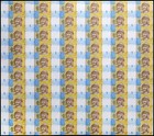 Ukraine 1 Hryvnia  2018  P-116ad  Unc  60 Pieces Uncut Sheet