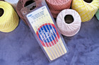 Lot Of 25 Cotton Crochet Thread   New Pack Crochet Hooks