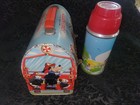 Vintage 1969 Disney Character Fire Fighter Metal Domed Lunch Box