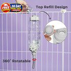 Rabbit Water Bottle For Cage  Top Fill 34oz Bunny Water Bottle No Drip Automatic