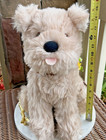 Dakin Vintage Plush Puppy Dog Whiskers Big 15  Tan Fully Stuffed Toy 1984 Korea