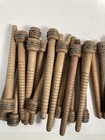 Wood Bobbins  Quills Vintage Factory Reclaimed 7 3 8  And 8  ---lot Of 30