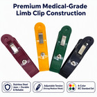 2 Pcs Limb Electrode Din3 0 - Adult Tpu For Ecg Monitor