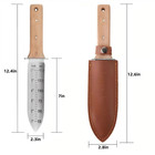 Berry bird Hori Hori Garden Knife 7  blade Weeding digging Tool W leather Sheath