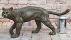 100  Solid Bronze M lopez Feline Pet Lover Cat Sculpture Home Decoration Figure