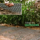 Scat Mat 6 5  With 12 Garden Staples  Pp Plastic Spikes Pet Deterrent 78x11 