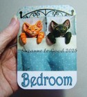 New Devon Rex Cat Art Bedroom Door Sign Original From Painting Suzanne Le Good