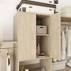 Walk In Closet Organizer System With Door  3 Shelving   3 Wood Drawer Heavy Duty