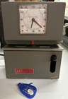 Vintage Lathem Time Recorder Clock W key Works