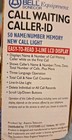 Bell Sonecor Be-50cwl Call Waiting Caller Id Display 50 Number Memory New