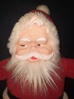 Vintage 1988 Coca Cola Plastic Face Santa Plush Doll Goldsmith Francesca   Co