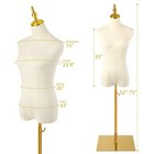 Female Mannequin thickened Gold Base Plate Dress Form For Sewing  Clothing Dress