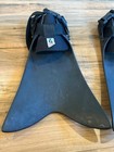Force Fin Adjustable Snorkeling Scuba Diving Fins 17 5  Open Heel Usa Made Black