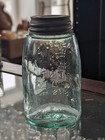    rare    Igco Bug 1858 Midget Pint Mason Patent Fruit Jar