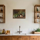 Framed Canvas Wall Art Vintage Aesthetic Kitchen Wall Decor Botanical Paintin   