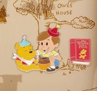 Winnie The Pooh And Christopher Robin Pin Set  12  Hundred Acre Wood     December