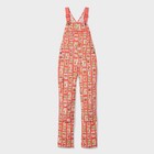Sale Deal     Women s Heirloom Gardening Bib Overalls Coral Seed Packets