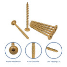 Lag Screws 3 Inch  50pcs Heavy Duty Construction Screw  Structural Wood Screw  1