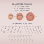 Double Ceramic Hot Rollers For Long  Medium  And All Hair - Hair Curler - Hair R