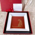 Cartier Trinket Tray Red Panthere Vip Gift From Cartier Change Tray With Box