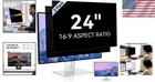 2 Pack 24 Inch Privacy Screen Filter - Eye Protection For Widescreen Monitors
