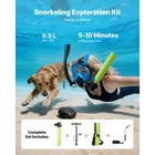 Uimoso Mini Scuba Tank 0 5l Portable Diving Kit With Hand Pump  5-10 Min