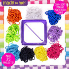 Ultimate Weaving Loom  Includes 378 Craft Loops   1 Weaving Loom With Tool  Make