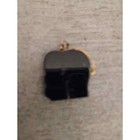 Black Onyx Enameled Elephant Pendant