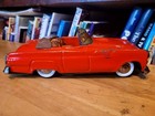 Nice Vintage 1950 s Nomura  Tin Friction  1955 Ford Thunderbird Convertible