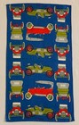 Vintage Tea Towel  Vera Neumann Colorful Antique Automobiles Bar Towel