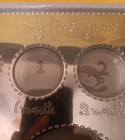 New Carters  my First Year  Silver Baby Photo Collage Frame