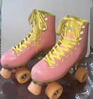 Impala Pink yellow Roller Skates 4 Wheels Quad Women   s Size 7