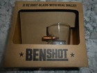 Original Benshot Bulletproof Shot Glass W  Real Shotgun Shell Groomsmen Military