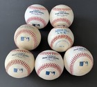 Rawlings Official Major League Baseballs Lot Of 7 Used Clean Balls