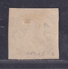 Brazil Scott 3 1843 Used 90r Black Bull s Eyes Imperf Scv  1300