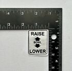 Hobart Label bowl Raise Lower  High Quality Metallic pack Of 5  Free Shipping   