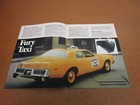 1977 Plymouth Taxi Car Fury Volare Sales Brochure 8 Pg Original Literature