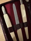 Vintage 1980s Manicure Set   Six Tools In Original Box New Old Stock
