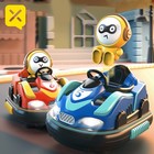 Remote Control Battle Bumper Car Toy  Blue Rc Crash Bumper Vehicle With Gift Box