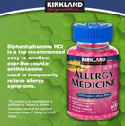 Kirkland Signature Allergy Medicine Diphenhydramine Hci 25 Mg 600 Minitabs Usa